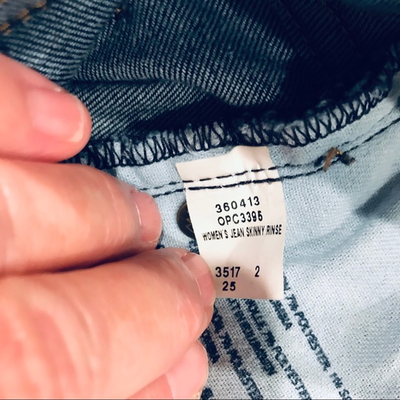 Fossil Skinny Dark Wash Jeans - Picture 7 of 8